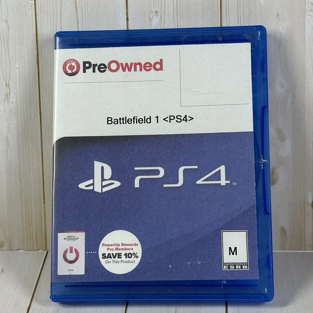 Battlefield‎ 1 & For Honor Playstation 4 PS4, No Manual, Near Mint Disc, Tested